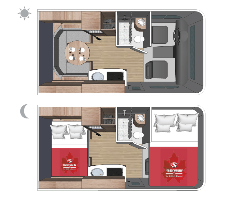 2024 ALP ADVENTURER 23RB, , floor-plans-day image number 0